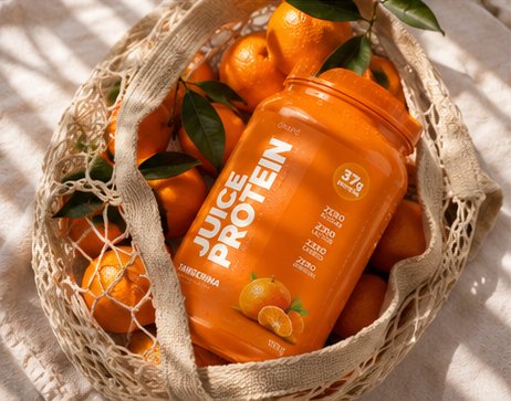 Cuidar de si tambémpode ser delicioso. — Juice Protein sabor Abacaxi com Hortelã