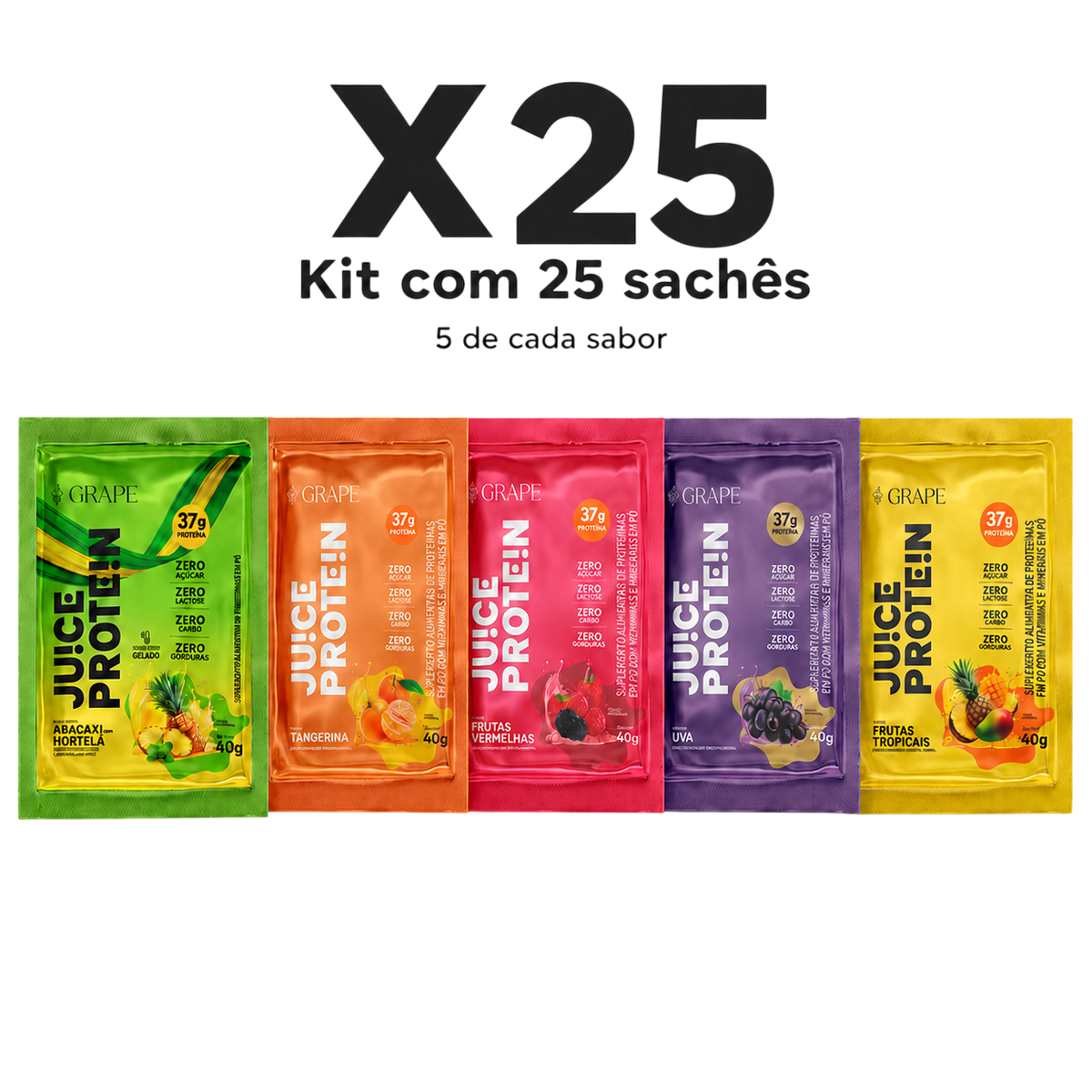 Kit Sachês JU!CE Protein